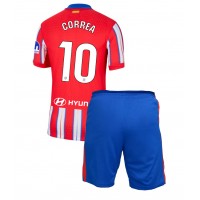 Dječji Nogometni Dres Atletico Madrid Angel Correa #10 Domaci 2024-25 Kratak Rukav (+ Kratke hlače)